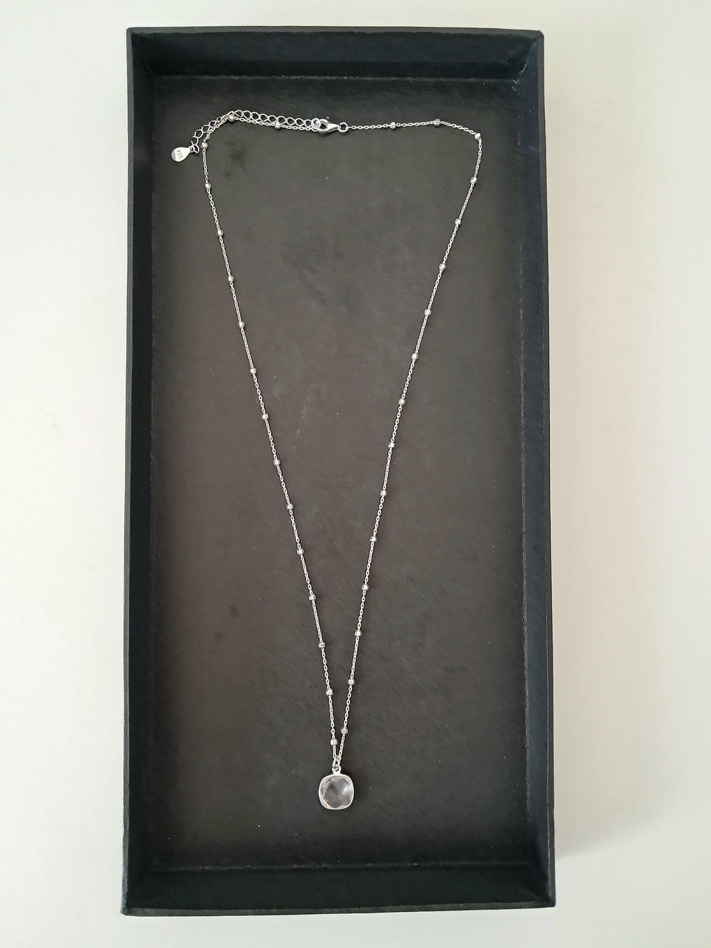 Collier Laëtitia quartz rose