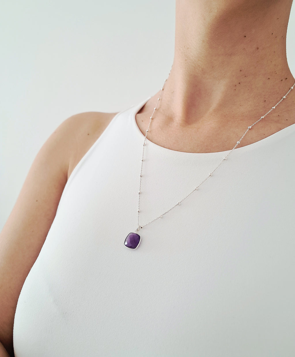 Collier Laëtitia améthyste