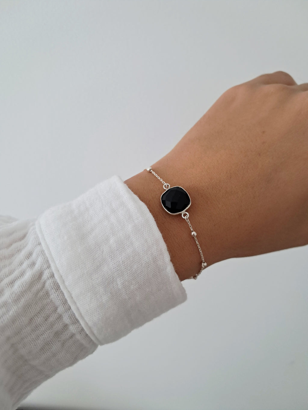 Bracelet Jessica onyx noir