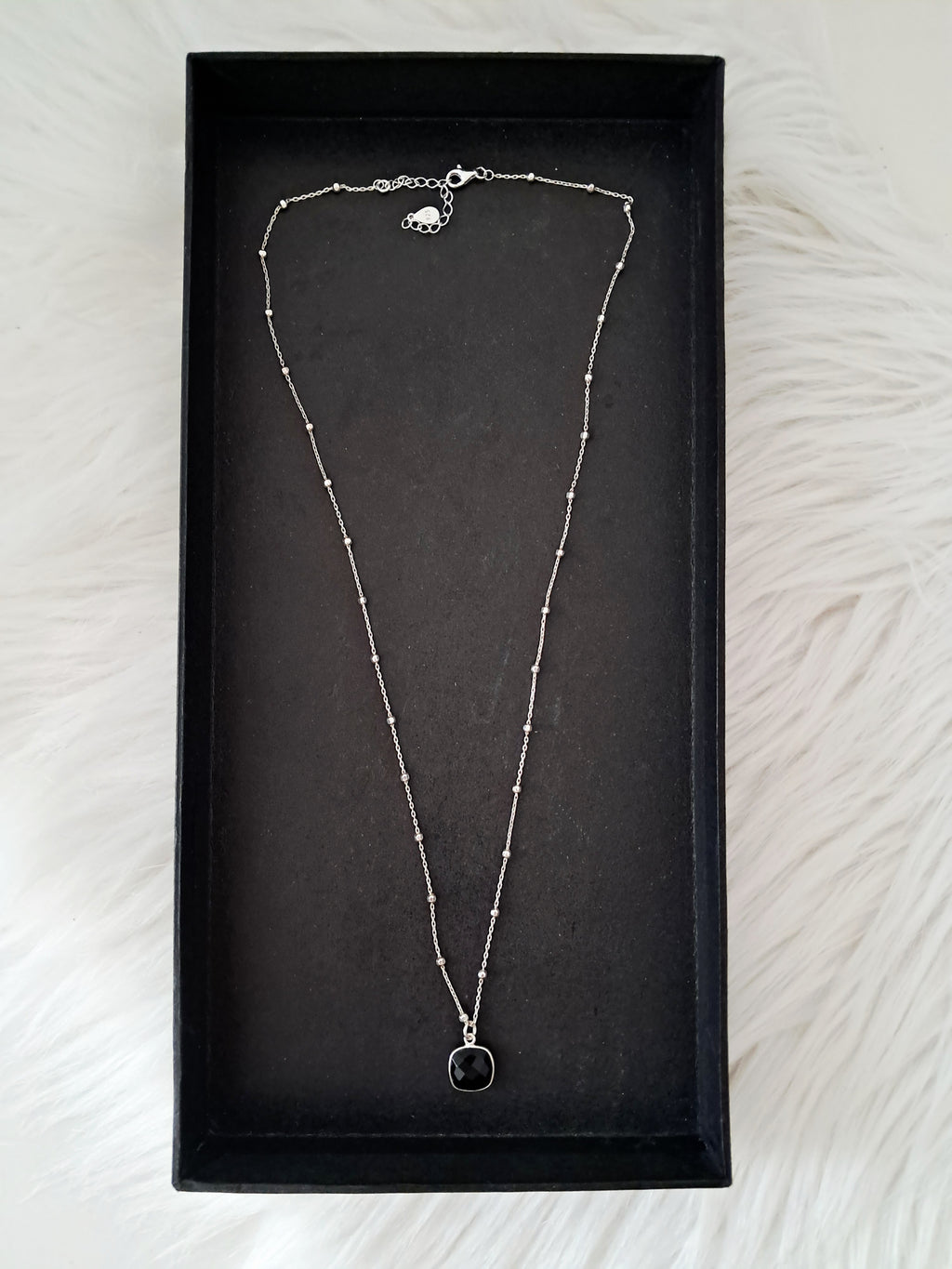 Collier Laëtitia onyx noir