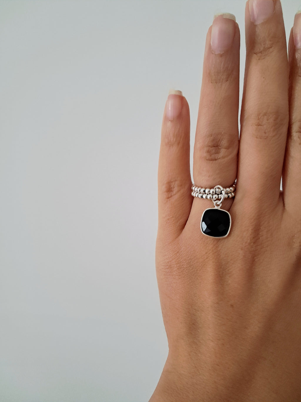 Bague Ines onyx noir