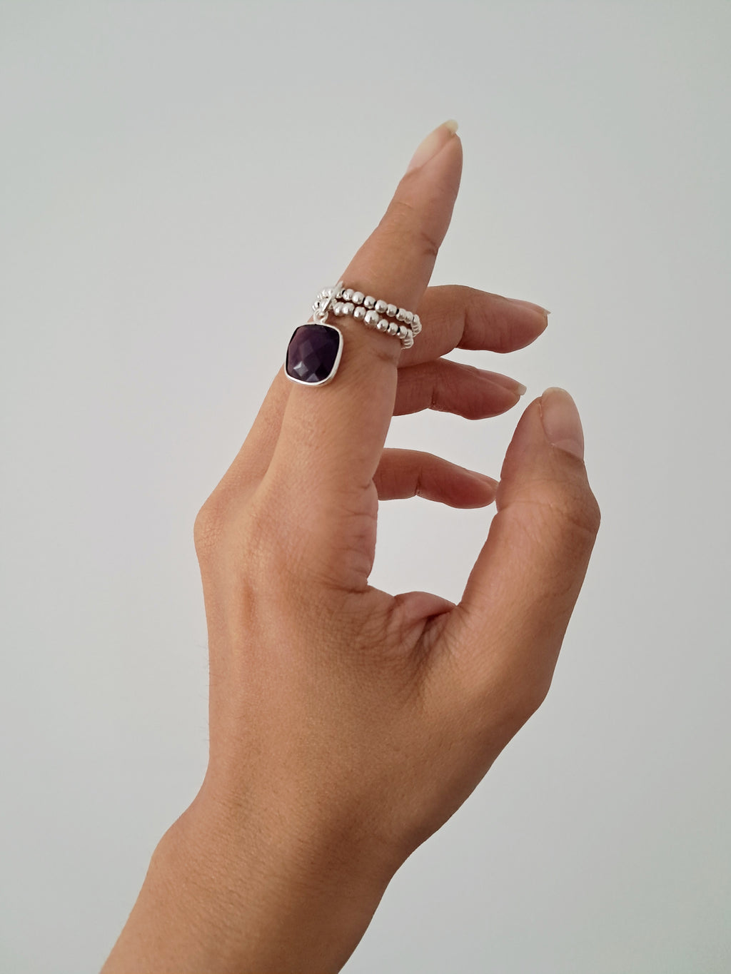 Bague Ines améthyste