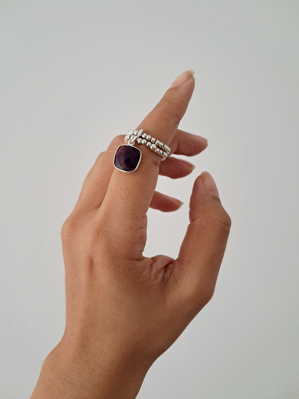 Bague Ines améthyste