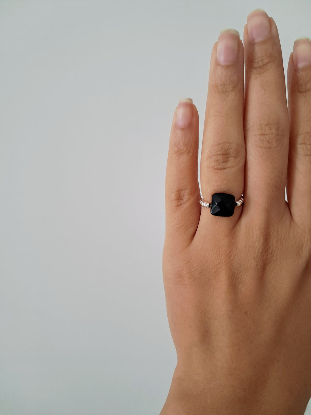 Bague Catia onyx noir