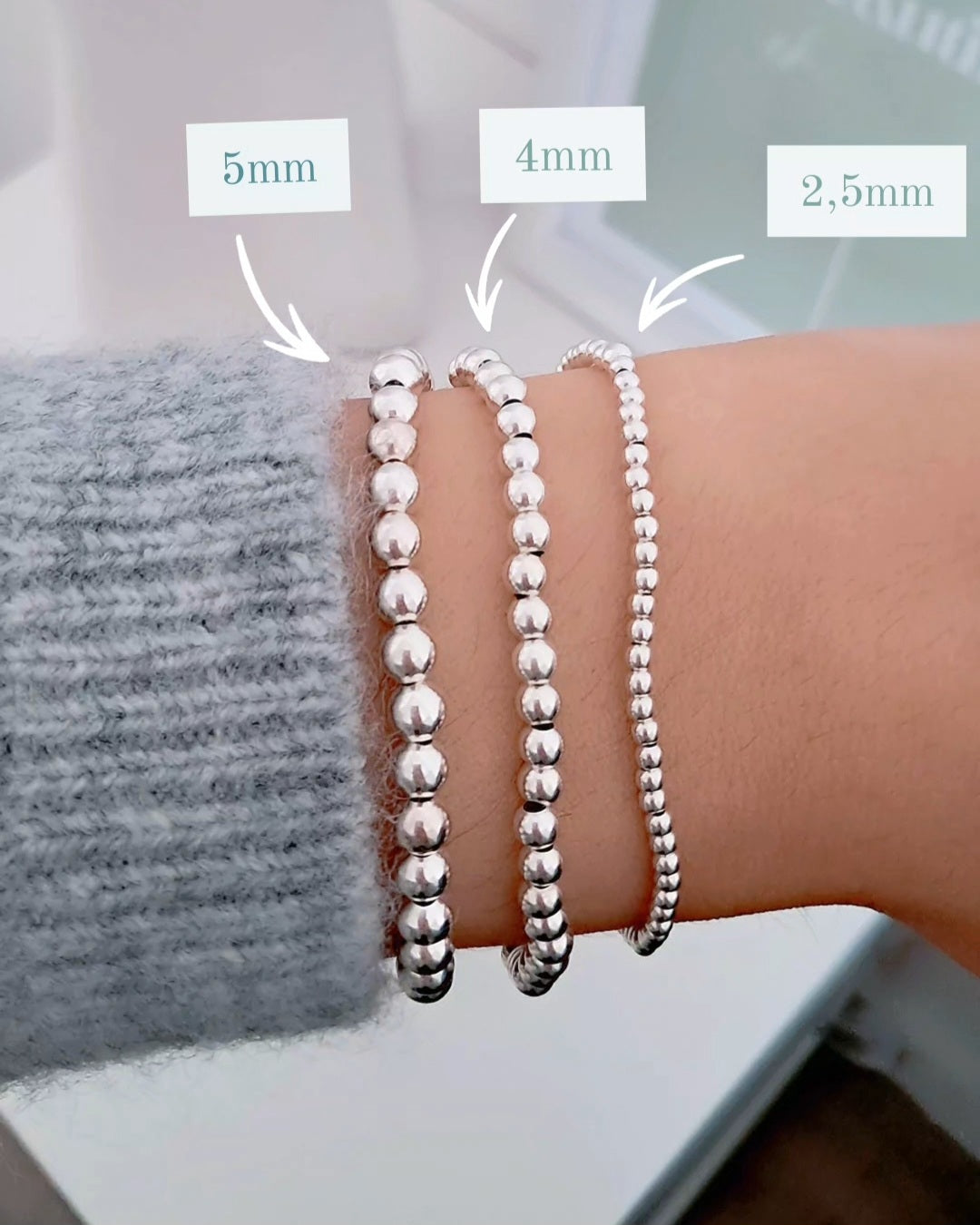Bracelet Perle 5mm